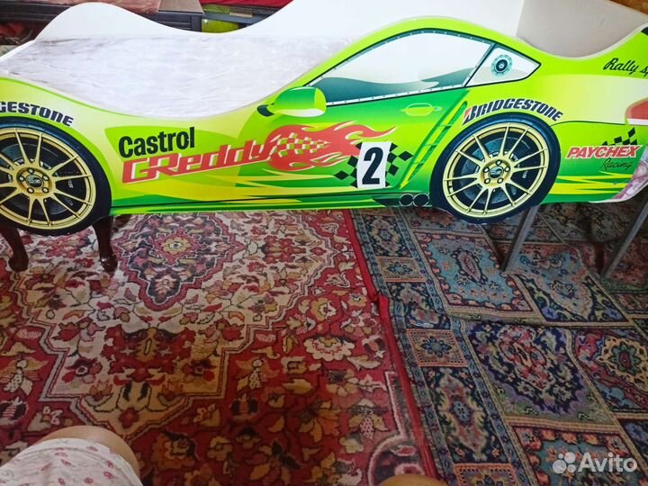 Детская кровать от 3 лет с матрасом бу