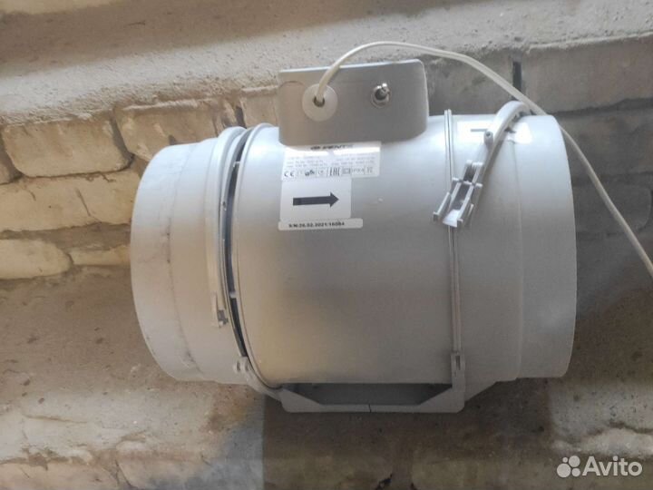 Вентилятор вытяжной vtnts tt pro 200