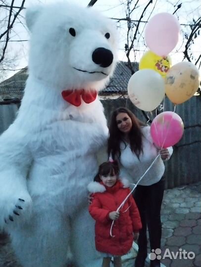 Поздравление от белого мишки Умки/Аниматор