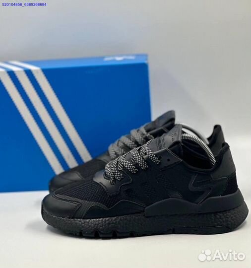 Кроссовки Adidas Nite Jogger Black (Арт.72202)