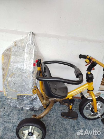 Детский велосипед с ручкой бу