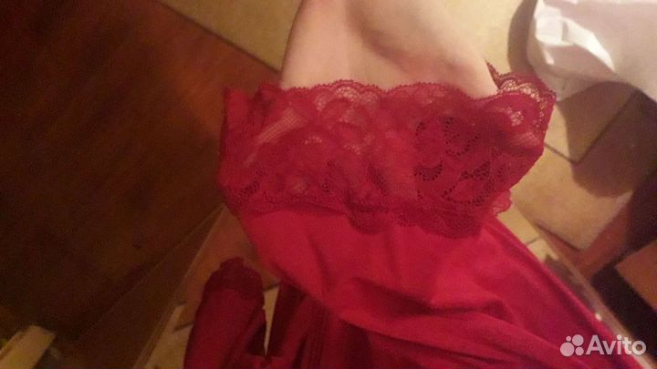 Домашний халат, мягкий,хлопок, вафельный, размер м