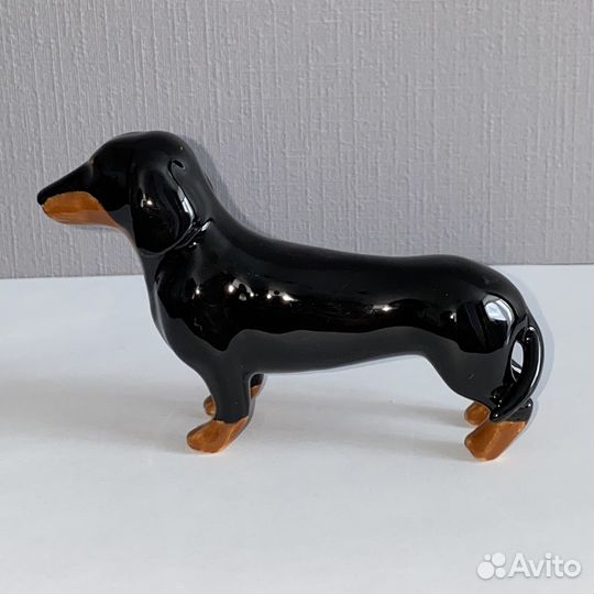 Сувенир такса пёс керамика