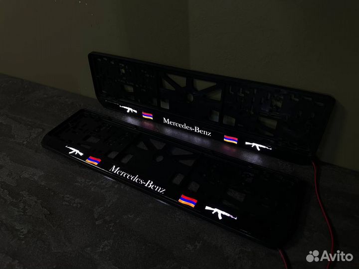 Номерные рамки с подсветкой ваш дизайн