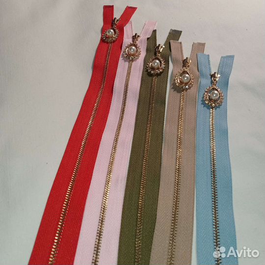 Набор новых молний 10 штук