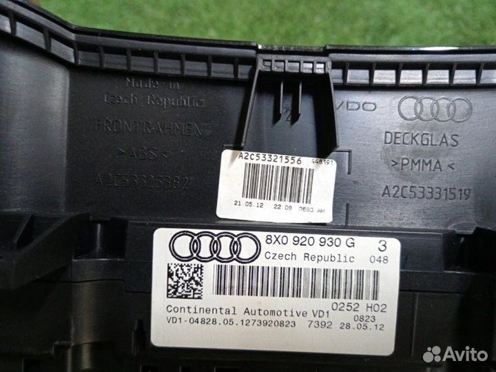 Панель приборов Audi A1 8X1 caxb 47536 2012