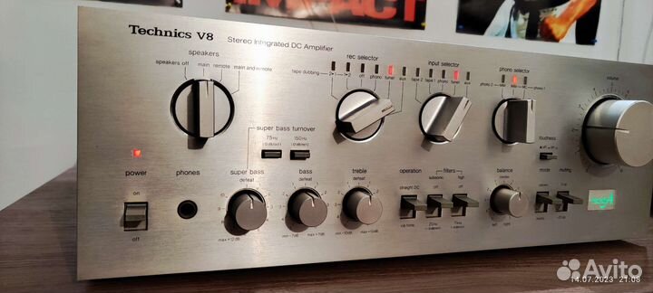 Усилитель Technics SU-V8 (1979 г.в., профилактика)