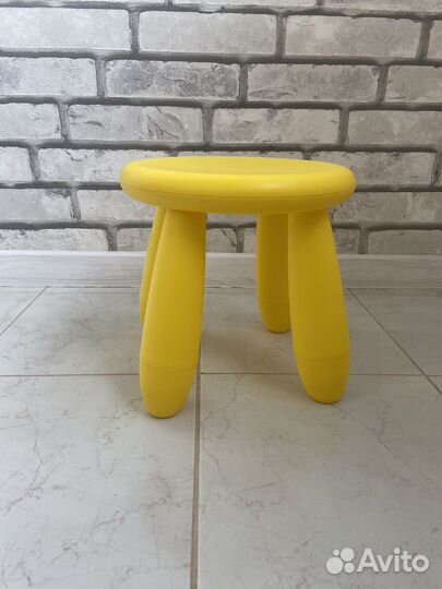 Детский стол и стул IKEA маммут