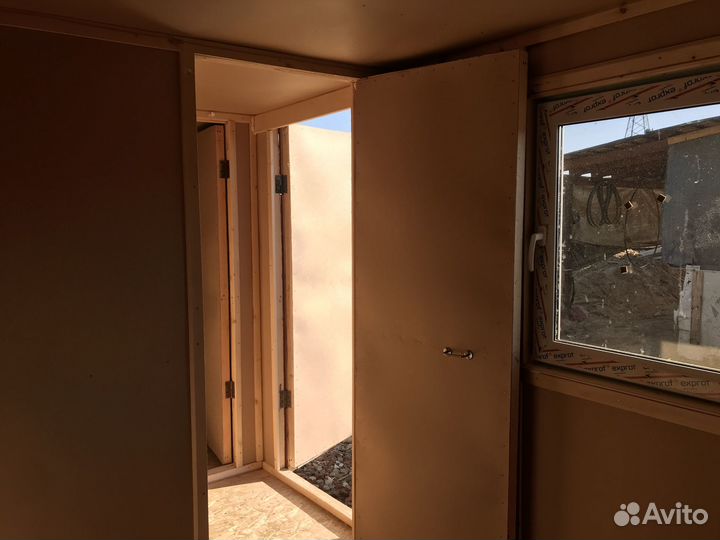 Бытовка новая утепленная 6х2,3м с двумя комнатами