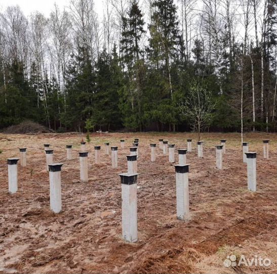 Фундамент. Сваи жб забить