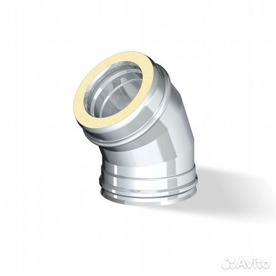 Отвод-сэндвич 45 (135) Ф 130х200 (430/0,5х0,5)