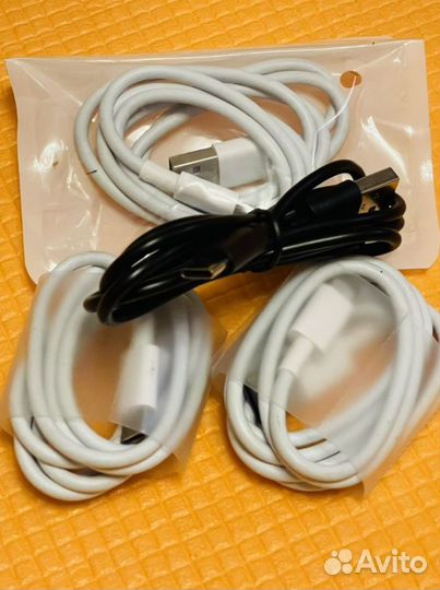 Кабель для зарядки iPhone, microUSB, type-c