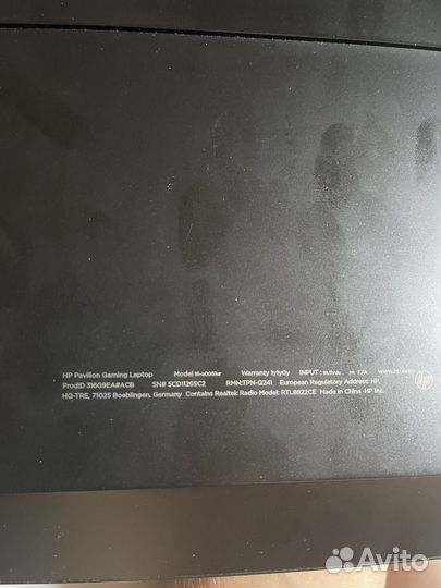 Игровой ноутбук hp pavilion gaming 16