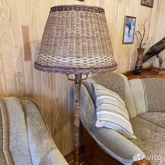 Плафоны для люстр, абажур, торшер из бумажной лозы