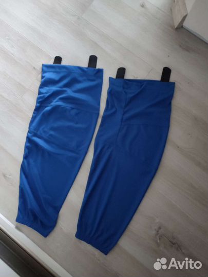 Гамаши хоккейные синие