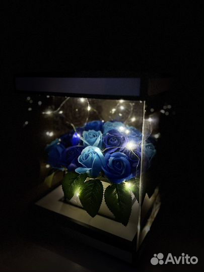 Букет из мыльных роз