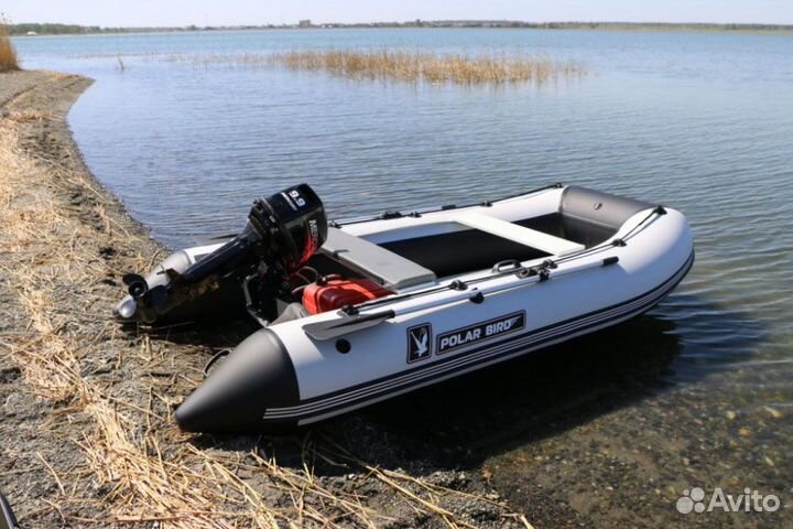 Лодка Polar Bird 340M Merlin нднд; бело-черная