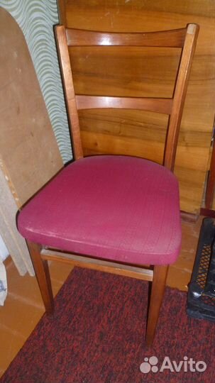 Антикварный стул, мягкий из СССР