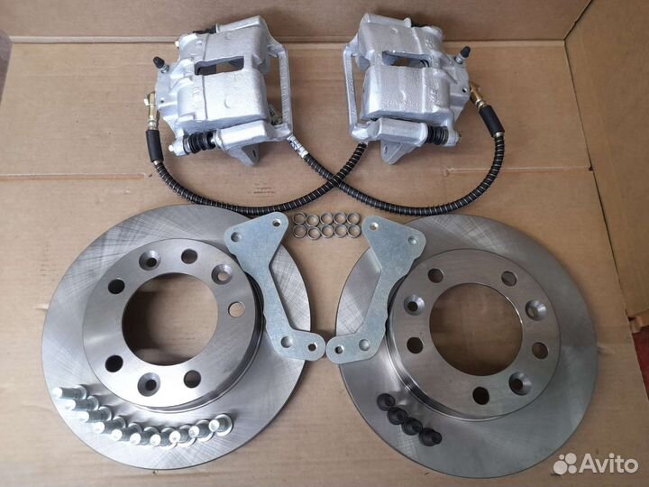 Передние венитилируемые тормоза на ниву