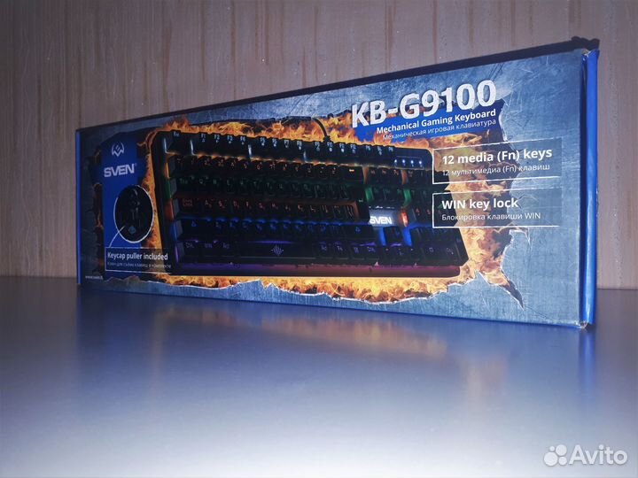 Новая Игровая Механическая Клавиатура SveN G-9100M