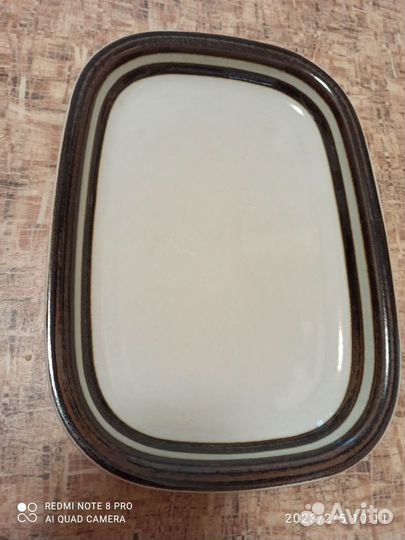 Блюдо фарфор Финляндия 19век