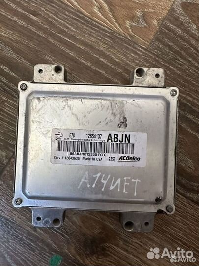 Эбу двигателя Опель A14NET