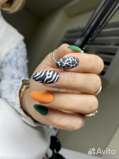 Модель на ногти маникюр педикюр наращивание
