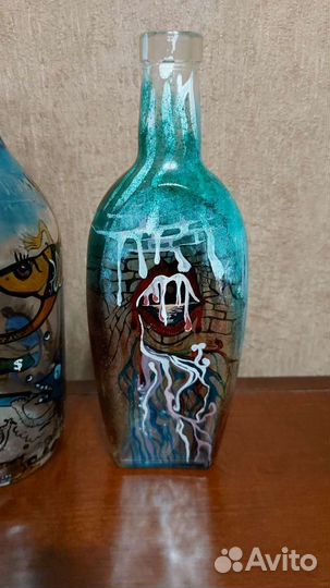 Бутылка декоративная