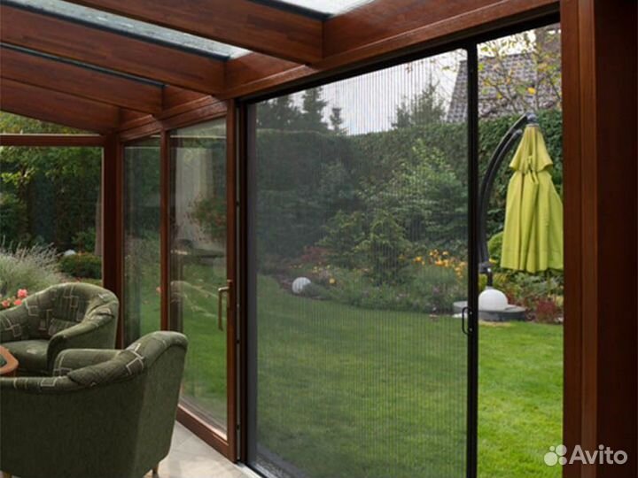 Оконная москитная сетка Плиссе