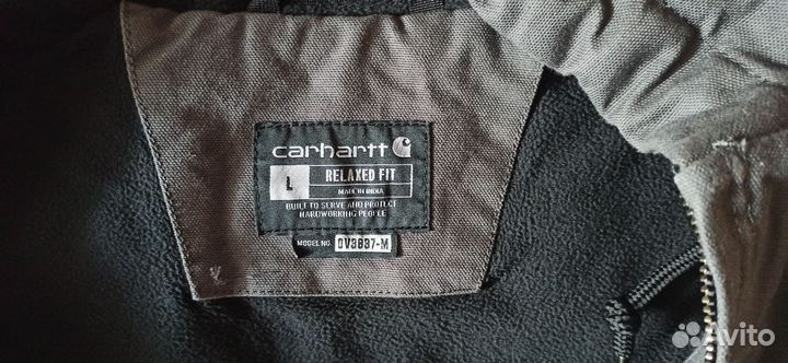 Мужской жилет Carhartt Relaxed Fit Washed Duck ори