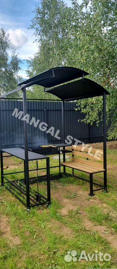 Мангал в стиле лофт