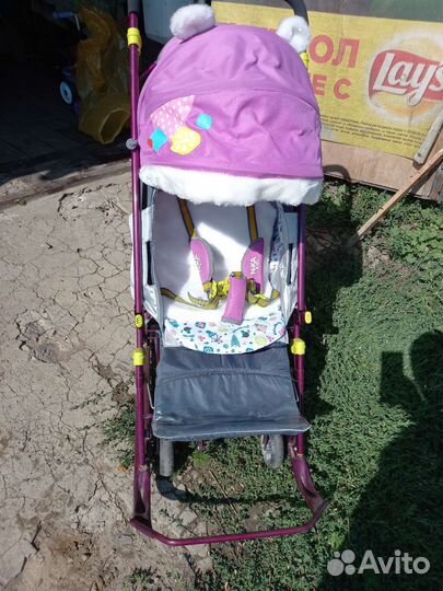 Коляска санки