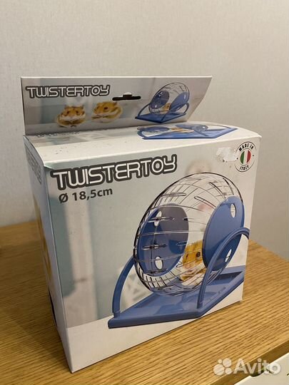 Шар на подставке для грызунов/хомяка, 18,5 см