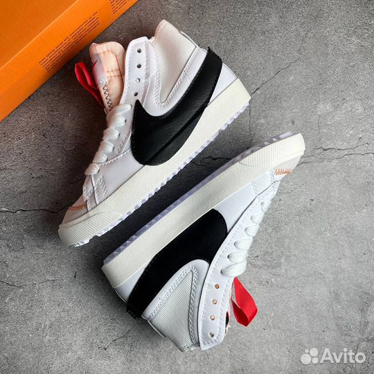 Кроссовки Nike Blazer Mid 77 Jumbo White Black