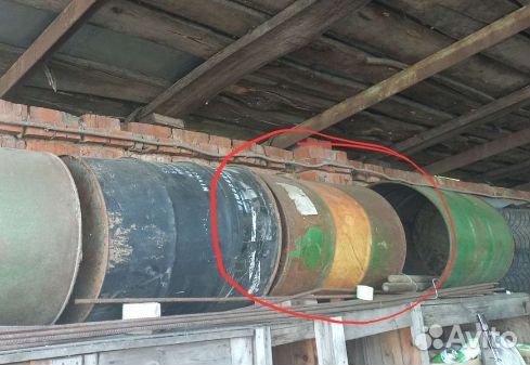 Бочка металлическая бу