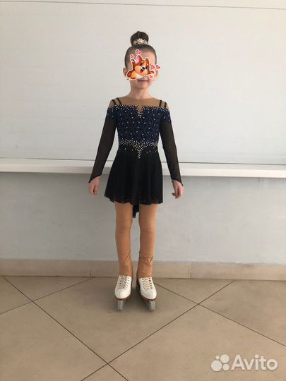 Платье для фигурного катания 116-122 см