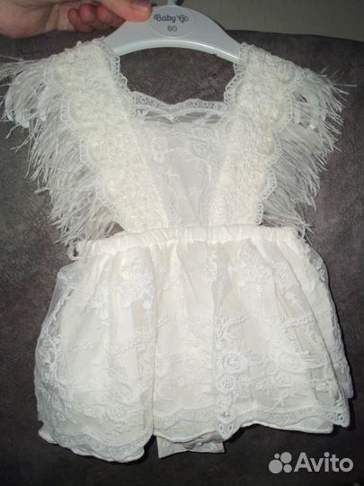 Платье боди для девочки 62-68