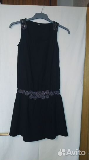 Платье женское (42 44) черное вечернее