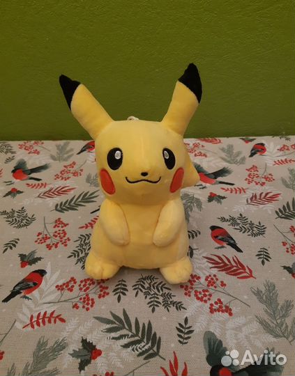 Плюшевая мягкая игрушка Покемон Пикачу - 10 шт