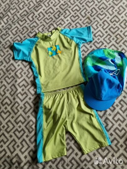 Купальный костюм luvable и кепка рейма