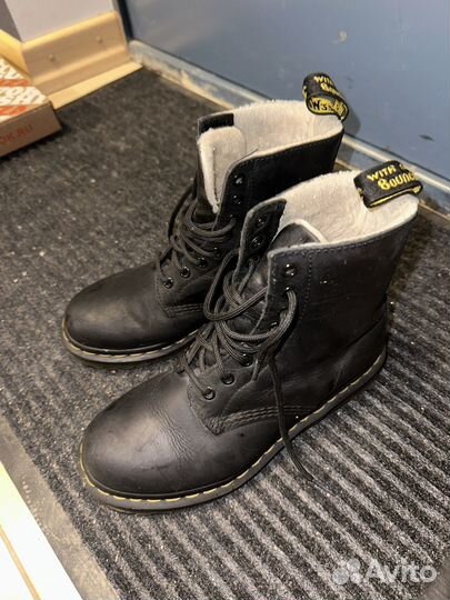 Dr martens ботинки 37 с мехом