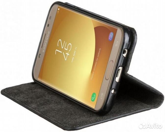Чехол-книжка для samsung Galaxy J5 (2017) черный