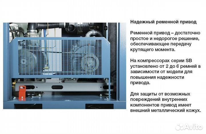 Компрессор 7.5 кВт винтовой