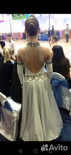 Платье для бальных танцев стандарт