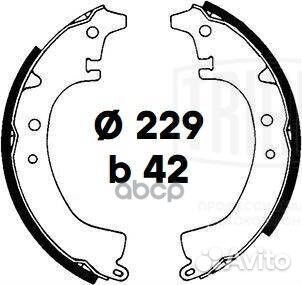 Колодки торм. для а/м Toyota Corolla (95)