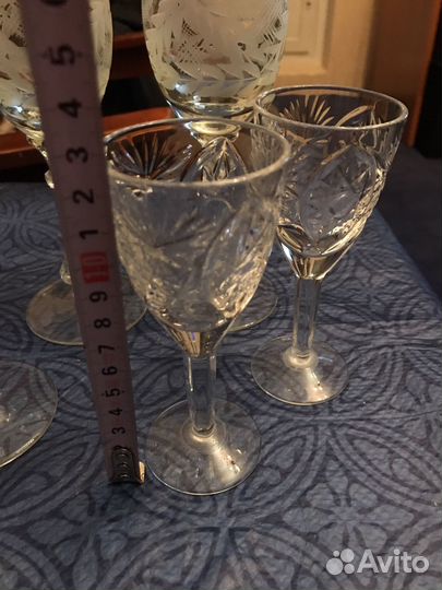Хрустальные бокалы СССР