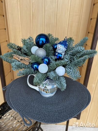 Мастер-класс по новогодней композиции из нобилиса