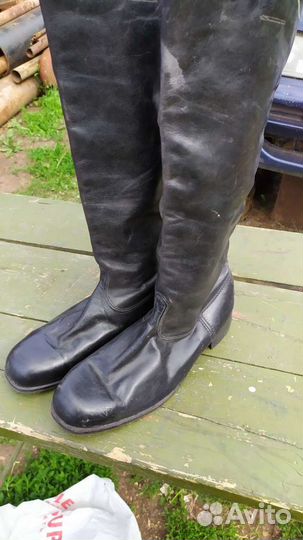 Сапоги офицерские хромовые