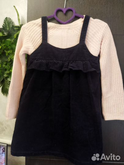 Одежда для девочки пакетом на рост 128