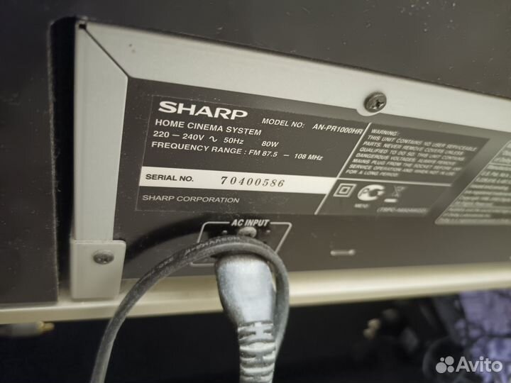 Sharp AN-PR1000HR саундбар/акустическая система